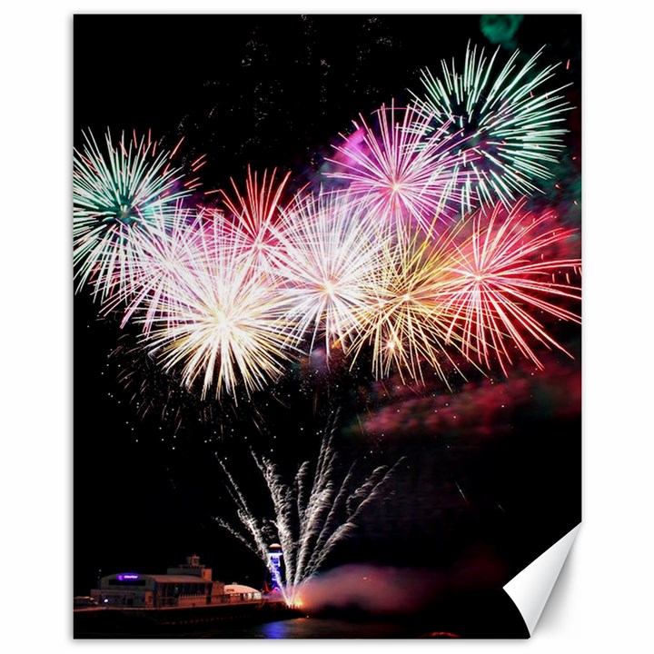 Firework Canvas 11  x 14 