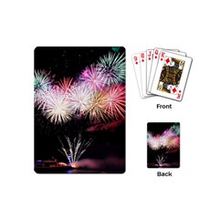 Firework Playing Cards Single Design (mini) by artworkshop