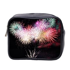 Firework Mini Toiletries Bag (two Sides) by artworkshop