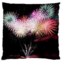 Firework Large Cushion Case (one Side) by artworkshop