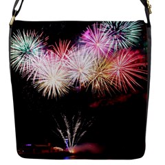 Firework Flap Closure Messenger Bag (s) by artworkshop