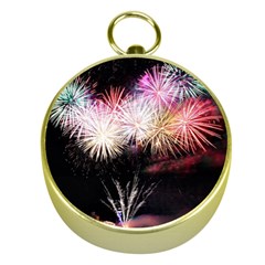 Firework Gold Compasses by artworkshop