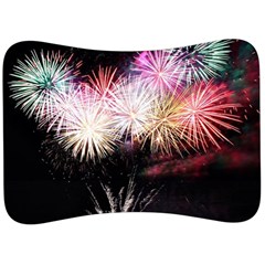 Firework Velour Seat Head Rest Cushion by artworkshop