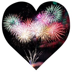 Firework Wooden Puzzle Heart by artworkshop