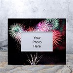 Firework White Tabletop Photo Frame 4 x6  Front