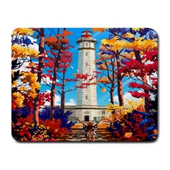 Lighthouse Small Mousepad by artworkshop