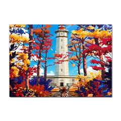 Lighthouse Sticker A4 (10 Pack) by artworkshop