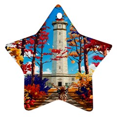 Lighthouse Ornament (star)