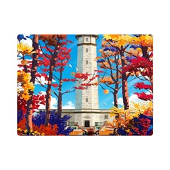 Lighthouse One Side Premium Plush Fleece Blanket (mini)