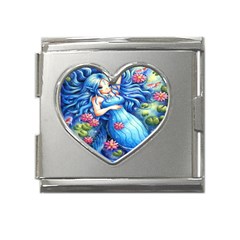 Mermay Mega Link Heart Italian Charm (18mm)