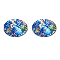 Mermay Cufflinks (oval) by artworkshop