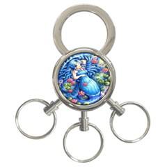 Mermay 3-ring Key Chain by artworkshop