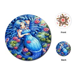 Mermay Playing Cards Single Design (round) by artworkshop