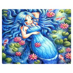 Mermay One Side Premium Plush Fleece Blanket (medium)