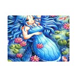 Mermay One Side Premium Plush Fleece Blanket (Mini) 35 x27  Blanket Front