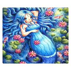 Mermay One Side Premium Plush Fleece Blanket (small)