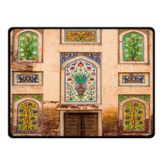 Mosque One Side Fleece Blanket (small) by artworkshop