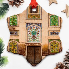 Mosque Snowflake Ornament (two Sides)