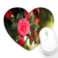 Flower Heart Mousepad by artworkshop