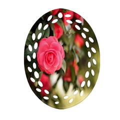 Flower Oval Filigree Ornament (two Sides) by artworkshop