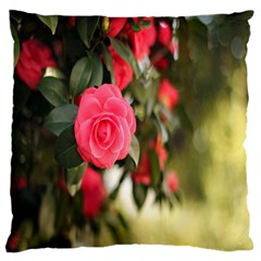 Flower Standard Premium Plush Fleece Cushion Case (one Side) by artworkshop