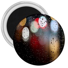 Rain On Window 3  Magnets by artworkshop