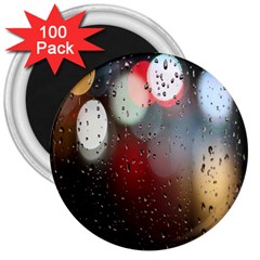 Rain On Window 3  Magnets (100 Pack) by artworkshop