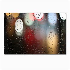 Rain On Window Postcard 4 x 6  (pkg Of 10)