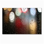 Rain on window Postcards 5  x 7  (Pkg of 10) Front