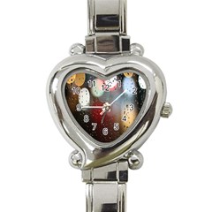 Rain On Window Heart Italian Charm Watch by artworkshop