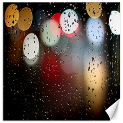 Rain On Window Canvas 20  X 20  by artworkshop