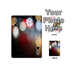 Rain On Window Playing Cards 54 Designs (mini) by artworkshop