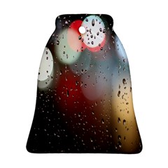 Rain On Window Bell Ornament (two Sides) by artworkshop