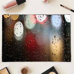 Rain On Window Cosmetic Bag (xxl) by artworkshop