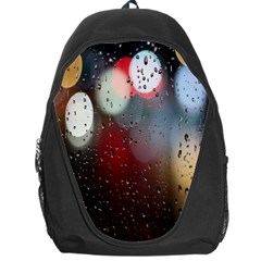 Rain On Window Backpack Bag