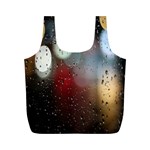 Rain on window Full Print Recycle Bag (M) Front