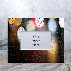 Rain On Window White Tabletop Photo Frame 4 x6 