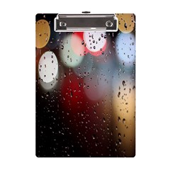 Rain On Window A5 Acrylic Clipboard