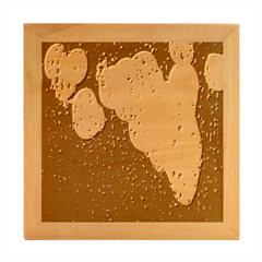 Rain On Window Wood Photo Frame Cube by artworkshop