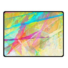 Abstract-14 One Side Fleece Blanket (small) by nateshop