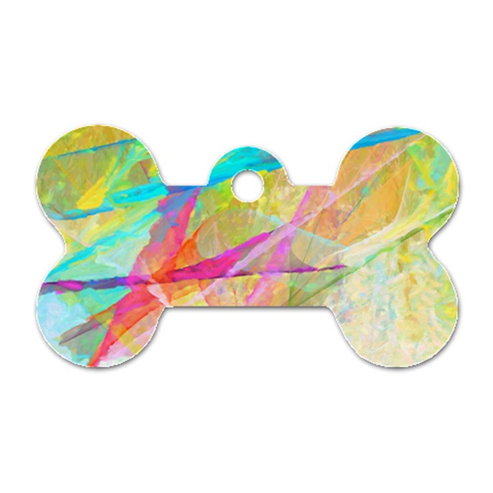 Abstract-14 Dog Tag Bone (One Side)