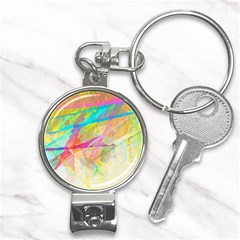 Abstract-14 Nail Clippers Key Chain