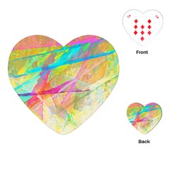 Abstract-14 Playing Cards Single Design (heart) by nateshop