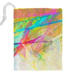 Abstract-14 Drawstring Pouch (4XL) Back