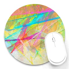 Abstract-14 Round Mousepad