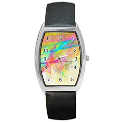 Abstract-14 Barrel Style Metal Watch by nateshop