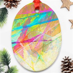 Abstract-14 Ornament (oval) by nateshop