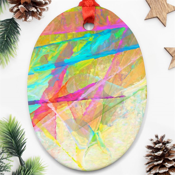 Abstract-14 Ornament (Oval)