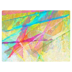 Abstract-14 One Side Premium Plush Fleece Blanket (extra Small) by nateshop