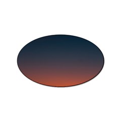 Sky Gradient Sticker (oval) by artworkshop